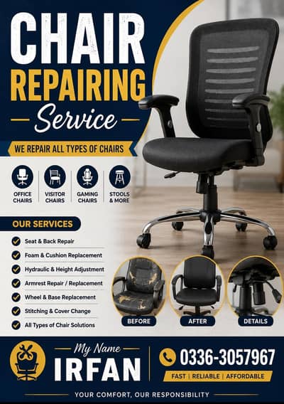 Office Chair Repair Karachi | Best Chair Parts in karachi