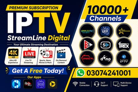 Shamel TV Subscription – 16,000+ Channels & Movies |4K +923074241001