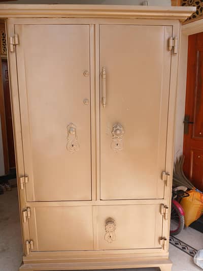 2 Door Steel Almari  الماری
