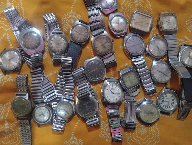 Lot of Manual Hand winding watches Camy Citizen Zeenet Hmt swiss Japan ...
