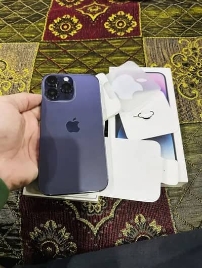 Apple Iphone 14 pro max official pta approved 256gb water pack