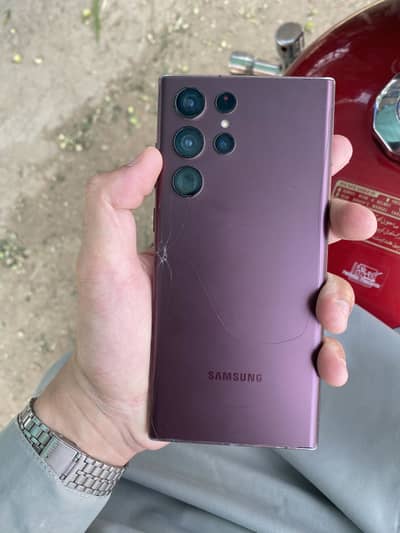 Samsung S22 Ultra 8/128 Back Damage ha …03091436315 whatapp