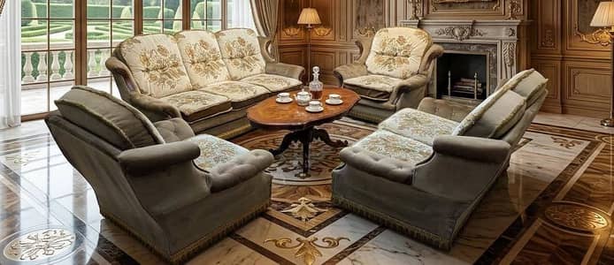 Imported (England) 7 Seater Sofa Set