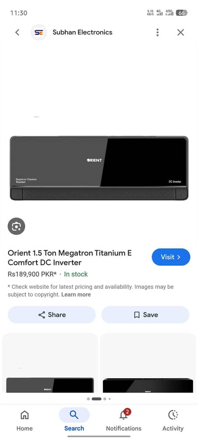 white color zero meter box pack ac