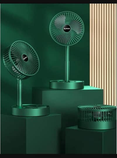 Rechargeable portable fan