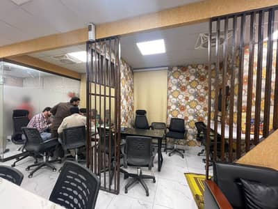 Furnished Office for Rent in Gulberg for (Call center + Software house + Marketing Office & Other Setup as You Want)