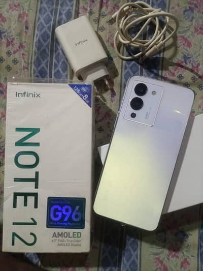 Infinix Note 12 Box Charger 8gb-128gb