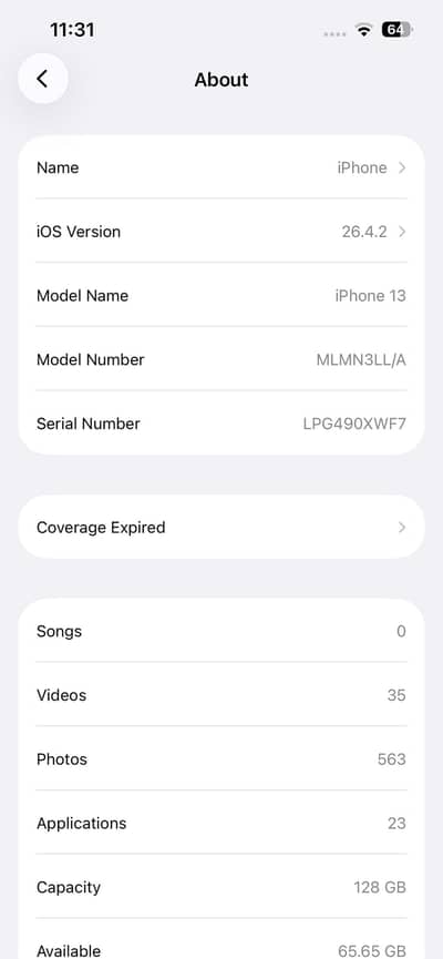 Iphone 13 Non JV