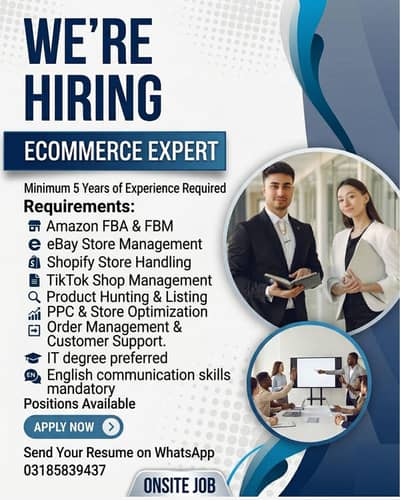 E-Commerce Expert (Amazon, TikTok Shop & eBay)