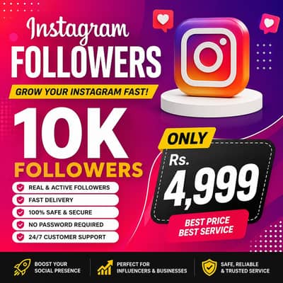Instagram followers non-drop offer check description 
