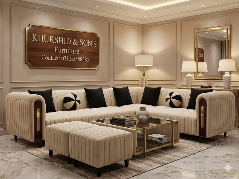 sofa set 5 seater | Corner sofa | sofa set | sofas set| L shape sofa 15