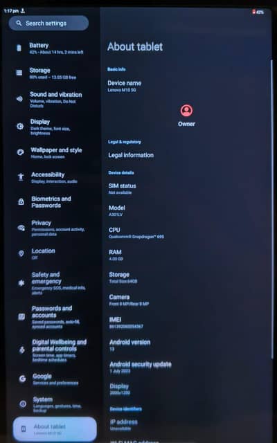 Lenovo M10 5G