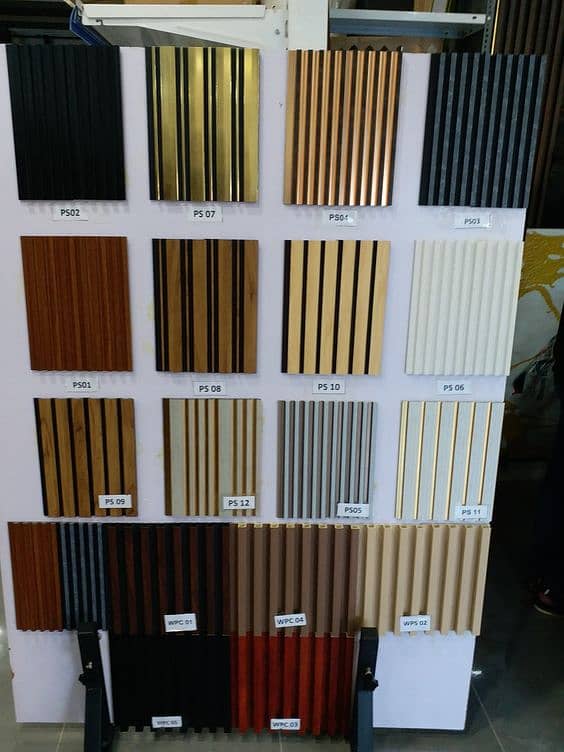 Pvc wall panel -Solid panel -Hard panel-Wpc fluted panel-Paneling 3