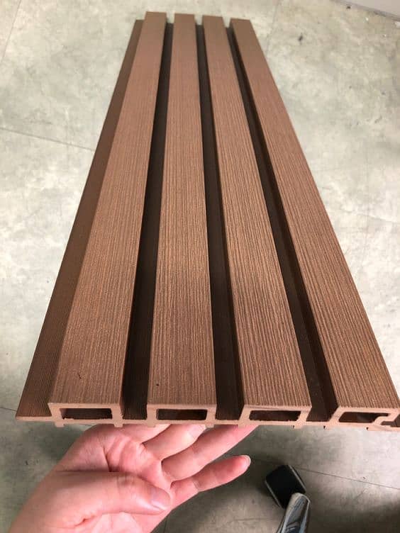 Pvc wall panel -Solid panel -Hard panel-Wpc fluted panel-Paneling 6
