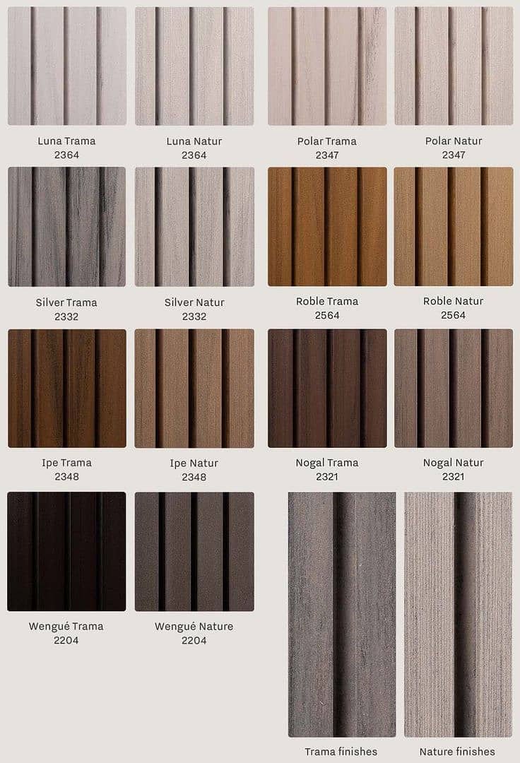 Pvc wall panel -Solid panel -Hard panel-Wpc fluted panel-Paneling 8