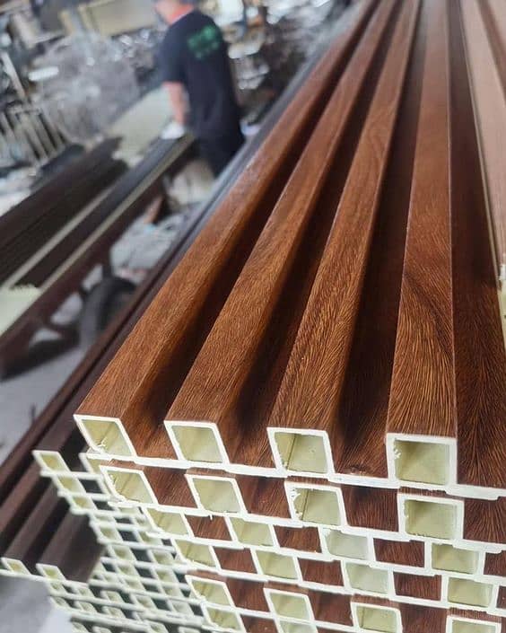 Pvc wall panel -Solid panel -Hard panel-Wpc fluted panel-Paneling 9