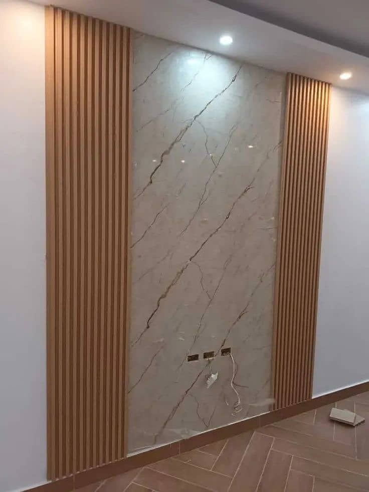 Pvc wall panel -Solid panel -Hard panel-Wpc fluted panel-Paneling 11
