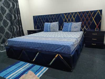 Bef set ( Bed with side tables)