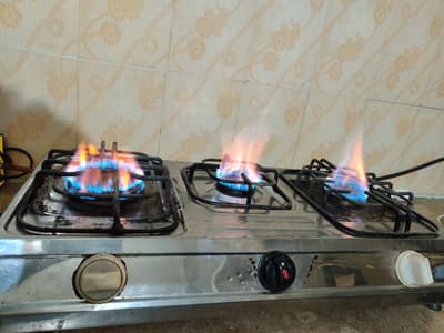 3 Burners gas stove