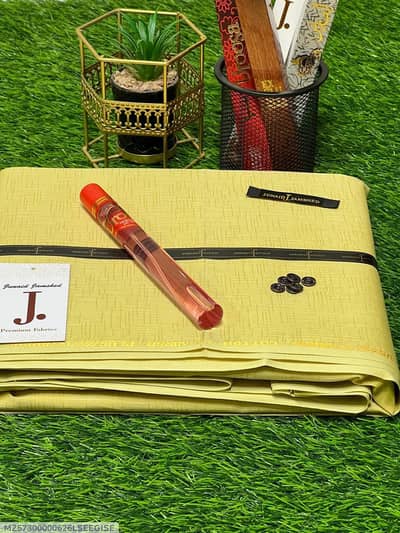 J. Junaid Jamshed Paper Cotton Unstitched Suit
