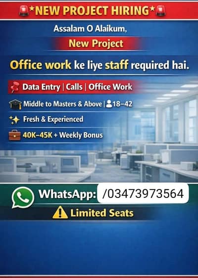 urgent hiring