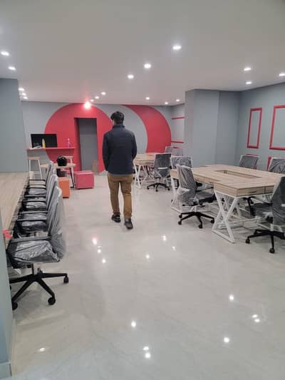 Elite Corporate Space | 1st floor 1100 Sq Ft rent 3.2 lakh Luxury Office in F-8 Islamabad with Tiles Finish & Iconic Margalla View