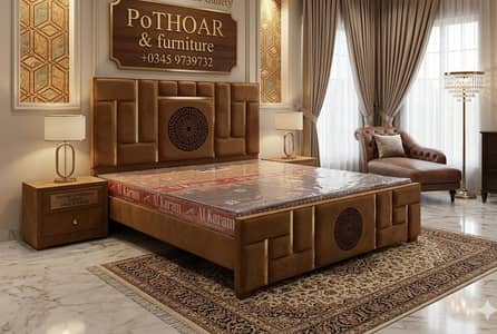 Bed set / King Size bed / Double Bed / Wooden bed / bed / dressing