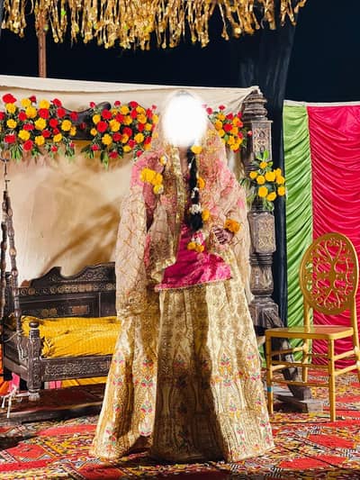 Mehndi lehnga  3 piece