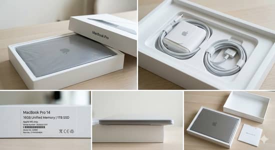 Brand New MacBook Pro M5 | 16GB | 1TB SSD – Box Opened Only For Travel