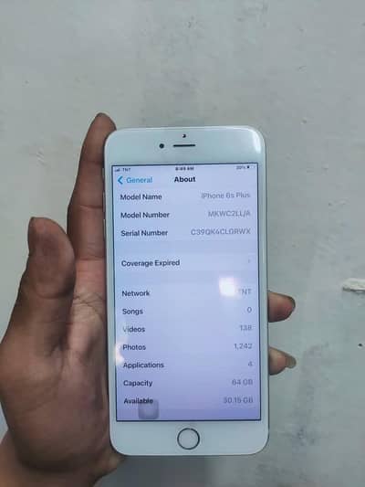 iPhone 7 plus 128 GB PTA approved my WhatsApp number03314372136