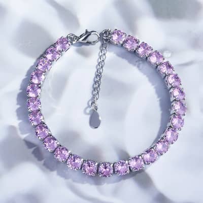 Purple Zircon Tennis Bracelet | BUY NOW