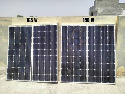 Mono Solar Panels  2-(165W) Aur 2-(150W) 10/8