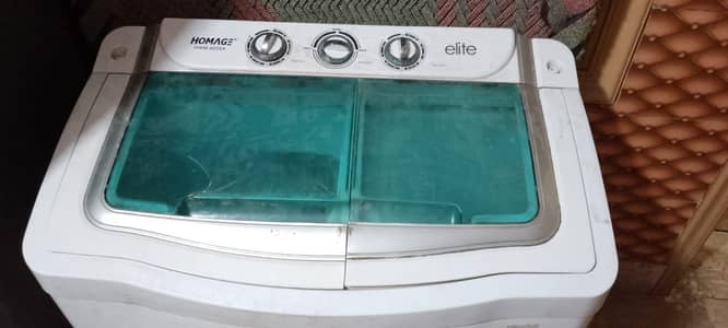 Homage Large size 10 kilo twin machine washing drayer