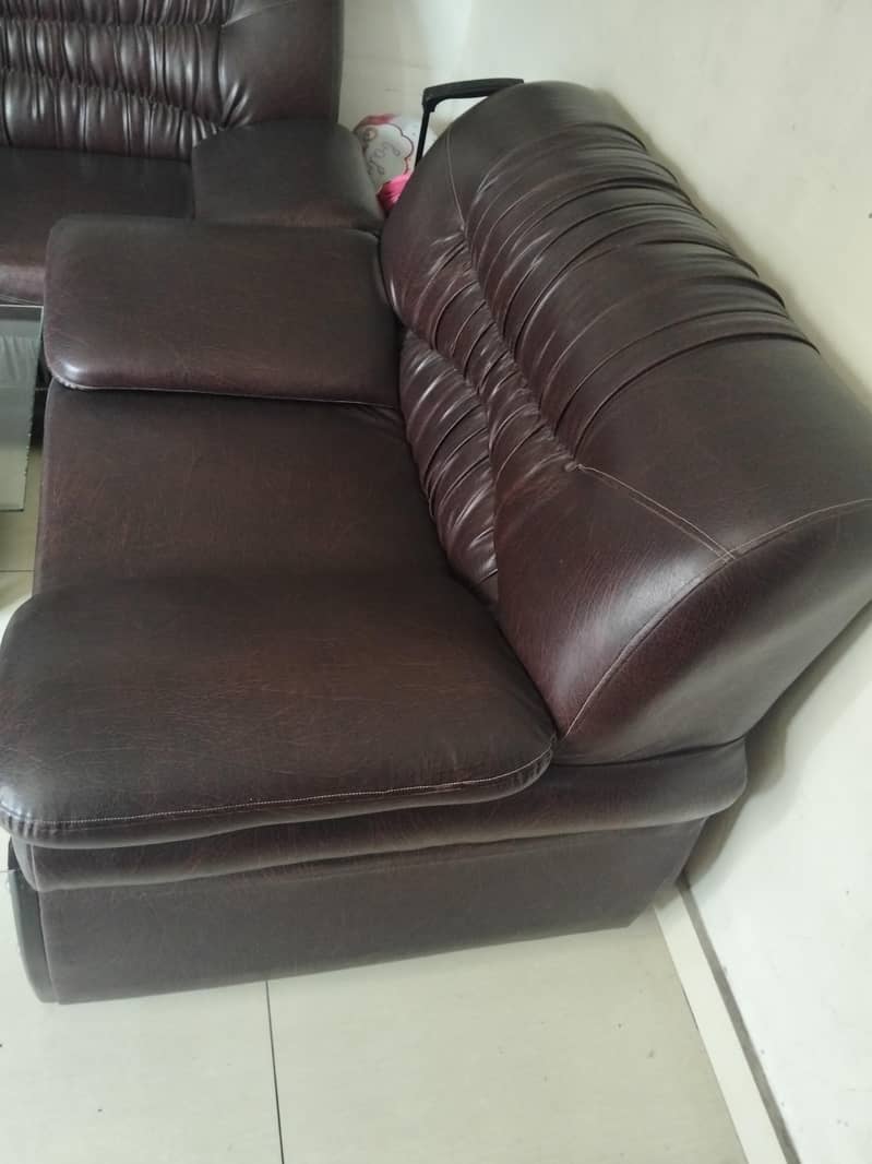 Solid wood sofa set with table 0