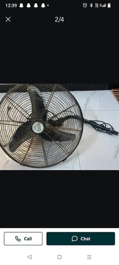 Gfc fan copper  no rapier fast air flow ziyada use nhi hua.