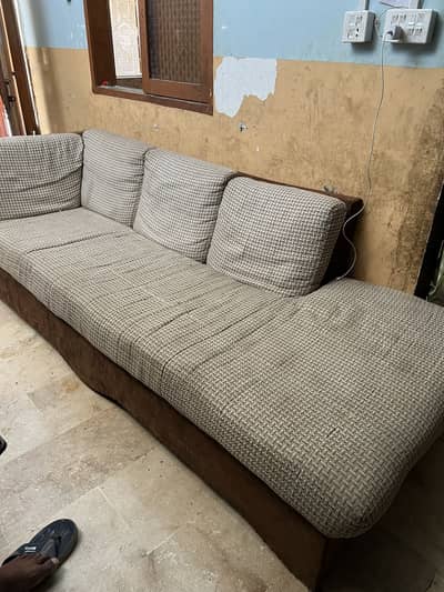 7 seater L shape sofa