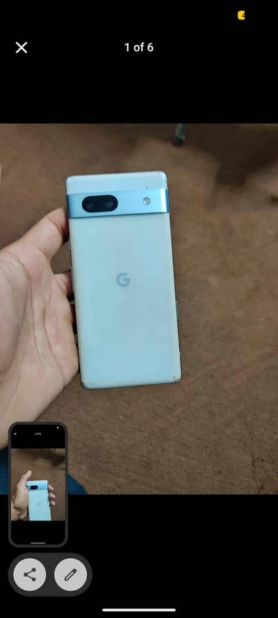 pixel 7a screen change but original display Laga Howa hai