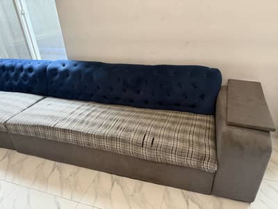 L shaped 7 seater sofa