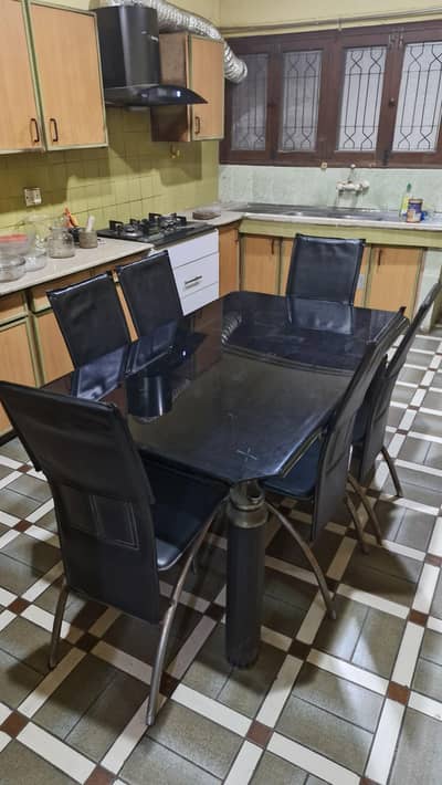6 SEATER DINING TABLE