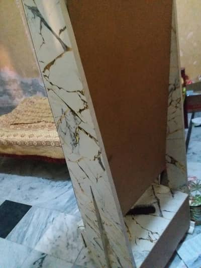 Wooden Mirror with wardrobe