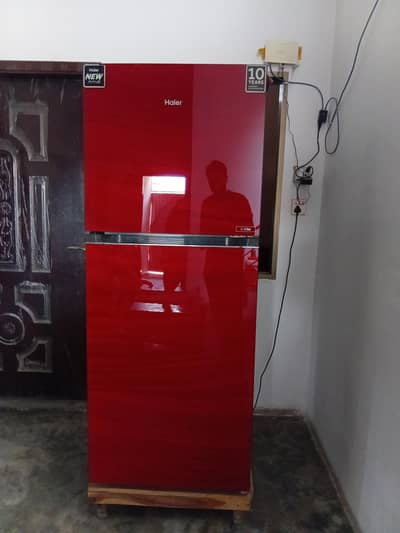 haier fully glass refrigerator