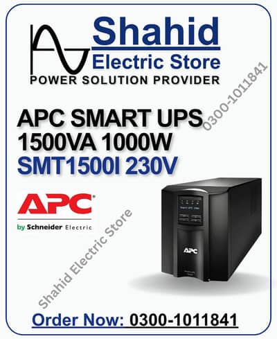APC Smart UPS 1500VA SMT1500I Digital Display Pure Sine Wave Fresh