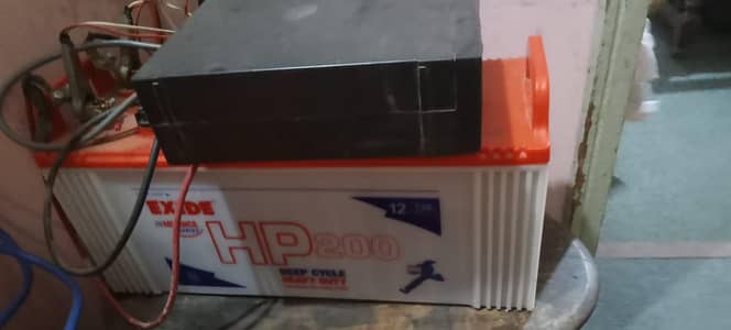1kw ups homage with 200 exide battery