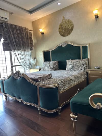 bedroom furniture pure wood work and solid furniture