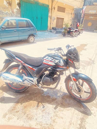 honda cb150f all ok no eny work just by and drive  self start  all ok