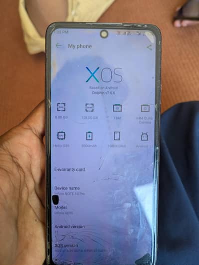 Infinix note 10 pro 8 128