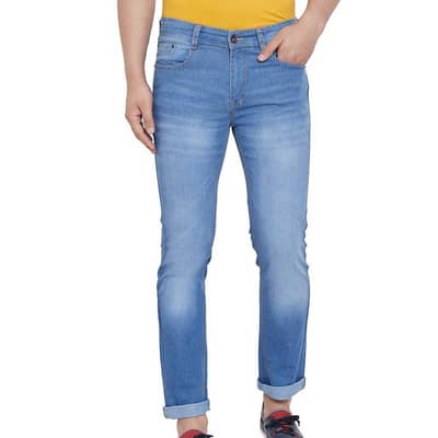 pant Jeans || premium quality||Light Blue Slim-Fit