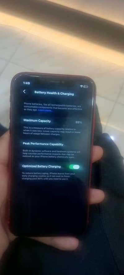 Iphone 11 red colour