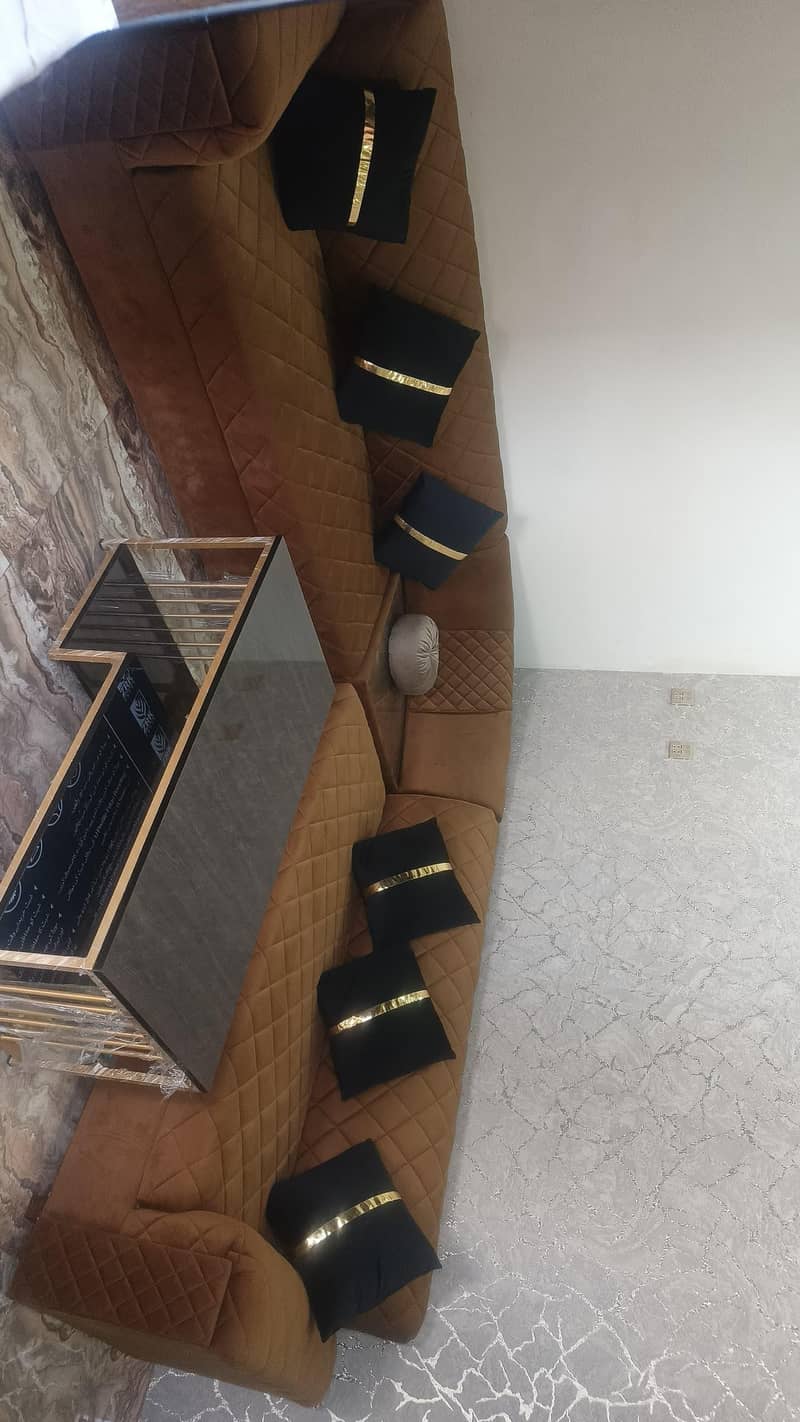 L SHAPED SOFA 0