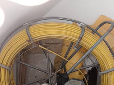 Cable Pulling Fiber Rod 300 Meter with Steel Wire Built-in